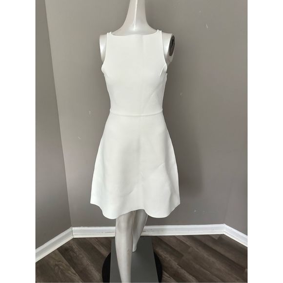 SCANLAN THEODORE CREPE KNIT DRESS SIZE XS - Picture 4 of 12